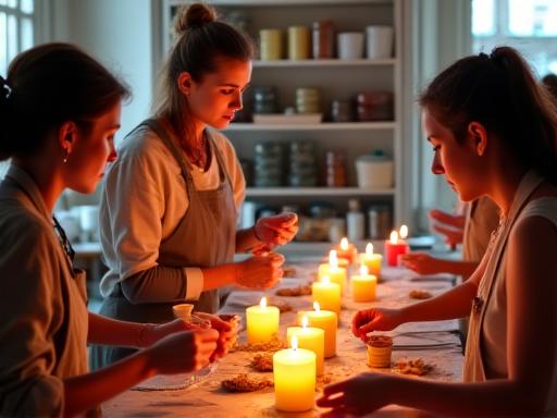 Taller de velas artesanales en Madrid