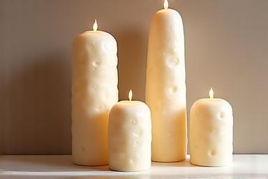 Velas inspiradas en arte contemporáneo