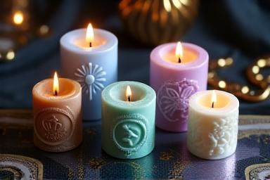 Colección de velas zodiacales